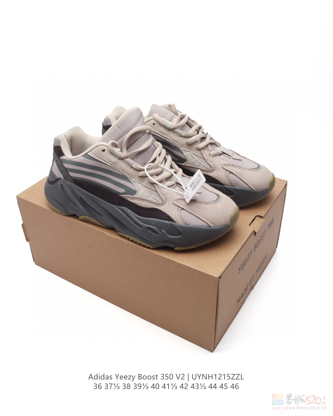 Yeezy 700 V2? 3M反光椰子厚底男女老爹鞋 140一双417 / 作者:后四位 / 帖子ID:318222