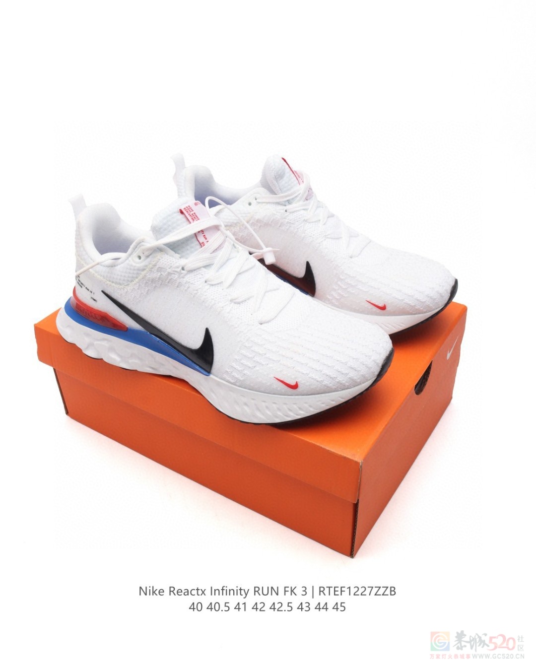 React Infinity Run FK 3 PRM 公路跑步鞋 145一双224 / 作者:后四位 / 帖子ID:318400
