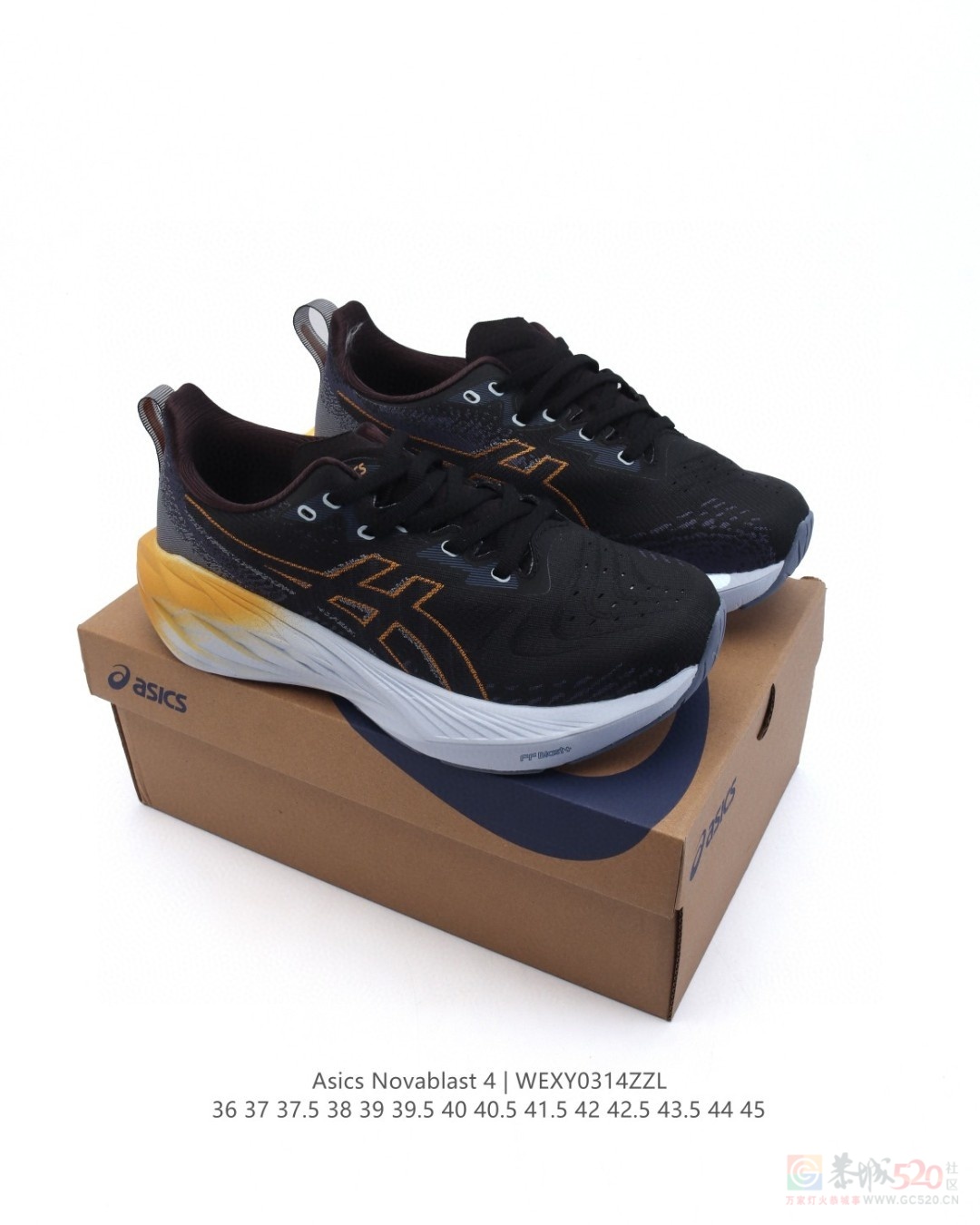 ASICS?Novablast?4?厚底增高跑步鞋 145一双980 / 作者:后四位 / 帖子ID:319194